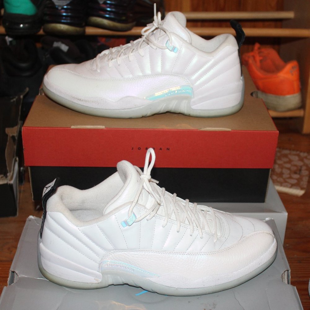 NIKE AIR JORDAN RETRO XII 12 LOW EASTER EGG WHITE SZ 12